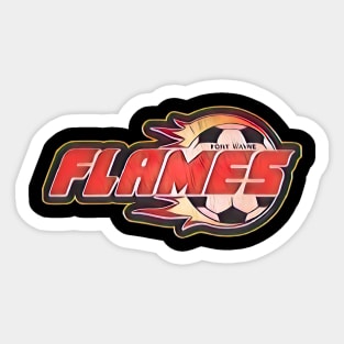 Fort Wayne Flames Soccer Sticker